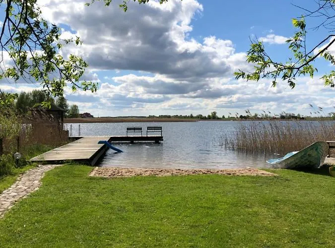 Wiejski W Domu Nad Jeziorem Apartmán